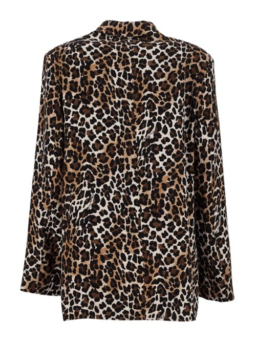 GIACCA DOPPIOPETTO ANIMALIER ELISABETTA FRANCHI | GI12047E2B85 Animalier